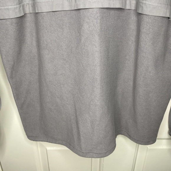 LES BASICS Men’s LE WIND CHEATER JACKET In Gray Large Cotton Portugal - Picture 9 of 13